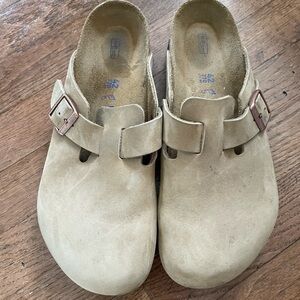 Birkenstock Boston Oiled Leather Tobacco Brown 42